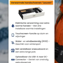 R2B wiederaufladbar Beheizbare Handschuhe
