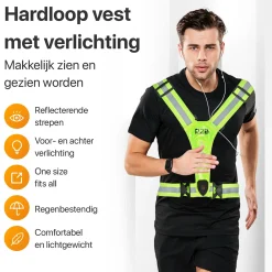 R2B wiederaufladbar Laufweste - Yellow