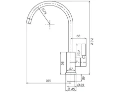 Reich EHM Keramik Trend S Mischhahn - Radius 75 mm