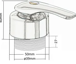 Reich Twist Unterbau Mischbatterie