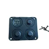 Ripca 3-fach 12 V Schalter & Voltmeter Einbaukit