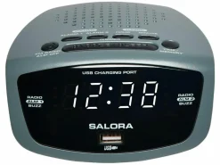 Salora CR627USB Uhrenradio mit Wecker