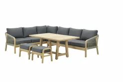 Santos Lounge-Dining Set-5tlg-Links-acacia