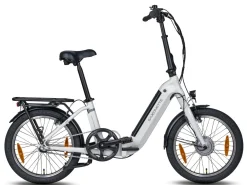 Saxonette Compact Comfort Plus 2.0 Elektro-Faltrad - White