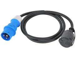 Schwabe CEE auf Schuko Kupplung Adapterkabel