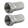 Schwaiger doppelter F-Stecker für Koaxialkabel - Ø 6,5 mm