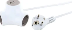 Schwaiger Dreifachsteckdose Würfel-Steckdosenadapter