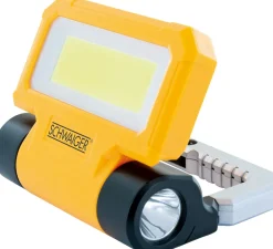 Schwaiger 2in1 LED Arbeitsleuchte mit seitlicher Taschenlampe