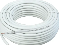 Schwaiger KOX90 10 Meter weißes Koaxialkabel
