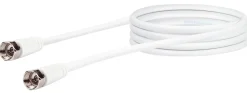 Schwaiger KVCHQ15 1,5 Meter weißes Satellitenkabel
