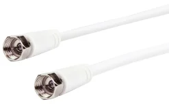 Schwaiger KVCHQ15 1,5 Meter weißes Satellitenkabel