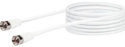 Schwaiger KVCHQ50 5 Meter weißes Satellitenkabel