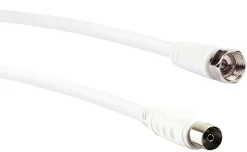 Schwaiger KVCK173 3 meter weißes Satellitenkabel