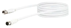 Schwaiger KVCKHQ193 3 Meter langes weißes Adapterkabel