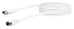 Schwaiger KVCKHQ181 1,5 Meter langes weißes Adapterkabel