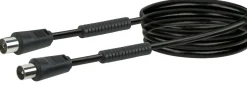 Schwaiger KVKF30 3 Meter 90dB Schwarzes Anschlusskabel
