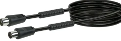 Schwaiger KVKF15 90dB Schwarzes 1,5 Meter Antennekabel