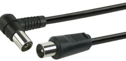 Schwaiger KVKW30 3 Meter Schwarzes Winkelantennekabel