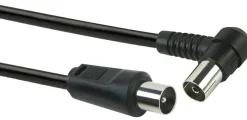 Schwaiger KVKW30 3 Meter Schwarzes Winkelantennekabel