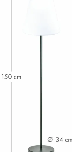 Schwaiger LED Solar Außenstehleuchte mit Bluetooth Lautsprecher