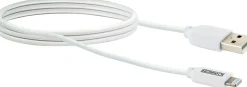 Schwaiger LKF200L 2 Meter weißes Apple Lightning Kabel
