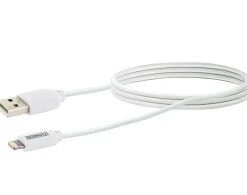 Schwaiger LKF200L 2 Meter weißes Apple Lightning Kabel