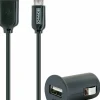 Schwaiger LSET200 schwarzes 12-Volt Micro-USB Ladeset