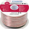 Schwaiger LSK3410 10 Meter 1,5mm Transparentes Lautsprecherkabel