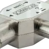Schwaiger Metall 2-fach Radio Aufsteckverteiler