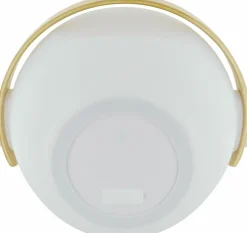 Schwaiger runde LED Tischleuchte mit Bluetooth Lautsprecher