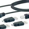 Schwaiger USB 2.0 Anschlussset 7-teilig