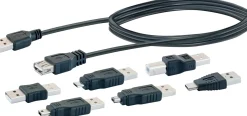 Schwaiger USB 2.0 Anschlussset 7-teilig