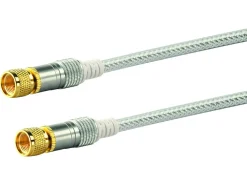 Schwaiger White F-Stecker Satellitenkabel - 15 meter