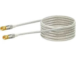 Schwaiger White F-Stecker Satellitenkabel - 15 meter