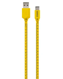Schwaiger WKC10 1,2 Meter gelbes Type C Ladekabel