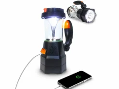 SELBST-SICHER 4in1 LED Laterne, Radio, Powerbank