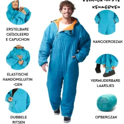 Selk’bag Lite Blau Schlafsack - S