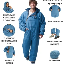 Selk’bag Lite Blau Schlafsack - S