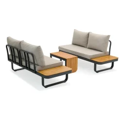 SenS-Line Samos Multifunktions-Lounge-Set - Taupe