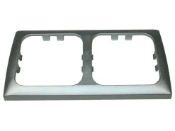 SilverC-line 2-fach Abdeckrahmen - Silver