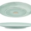 Silwy 26 cm Set von 2 Magnet-Porzellanteller - Cyan