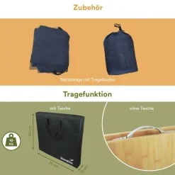 Skandika Bambus Tolja Falttisch