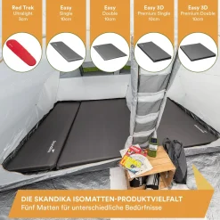 Skandika Easy Double selbstaufblasend Schlafmatte