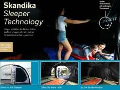 Skandika Egersund 5 XL Sleeper Protect Tunnelzelt