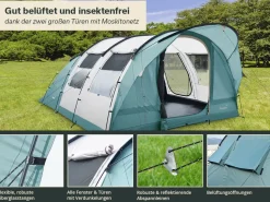 Skandika Egersund 5 XL Sleeper Protect Tunnelzelt