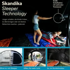 Skandika Egersund 5 XL Sleeper Protect Tunnelzelt