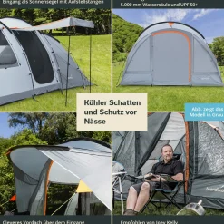 Skandika Egersund 5 XL Sleeper Protect Tunnelzelt