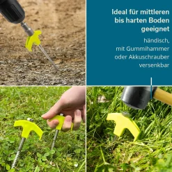 Skandika 20er Set Schraubheringe - Edelstahl