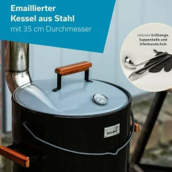 Skandika Goulash Kanon 14 Liter Kohlegrill