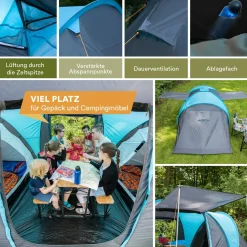 SKANDIKA Hammerfest 6 Sleeper Protect Kuppelzelt